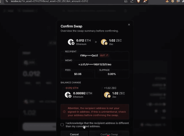 LEODEX-SWAP