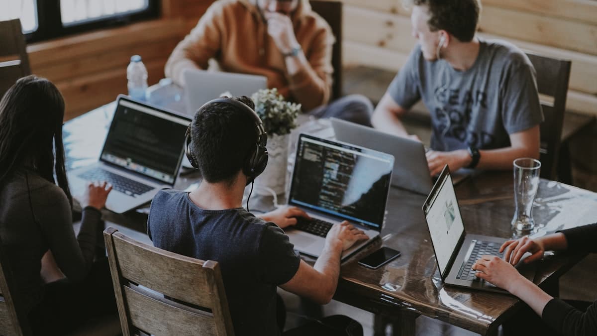 Team collaboration representing cross-chain integration